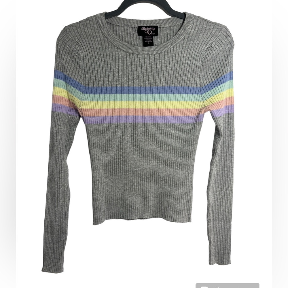 Hooked Up Large Ribbed Shirt